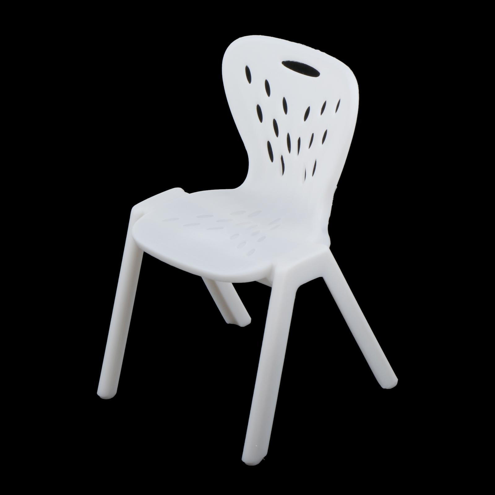 1/10 Scale Dollhouse Modern Living Room Chair Models Furniture белый