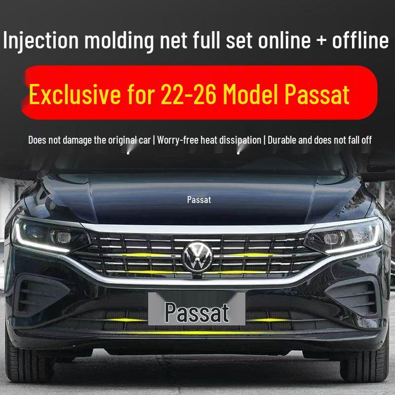 23-25 Volkswagen Passat Front Middle Grille Insect Net Buckle – Anti-Willow Catkins and Modified Radiator Protection