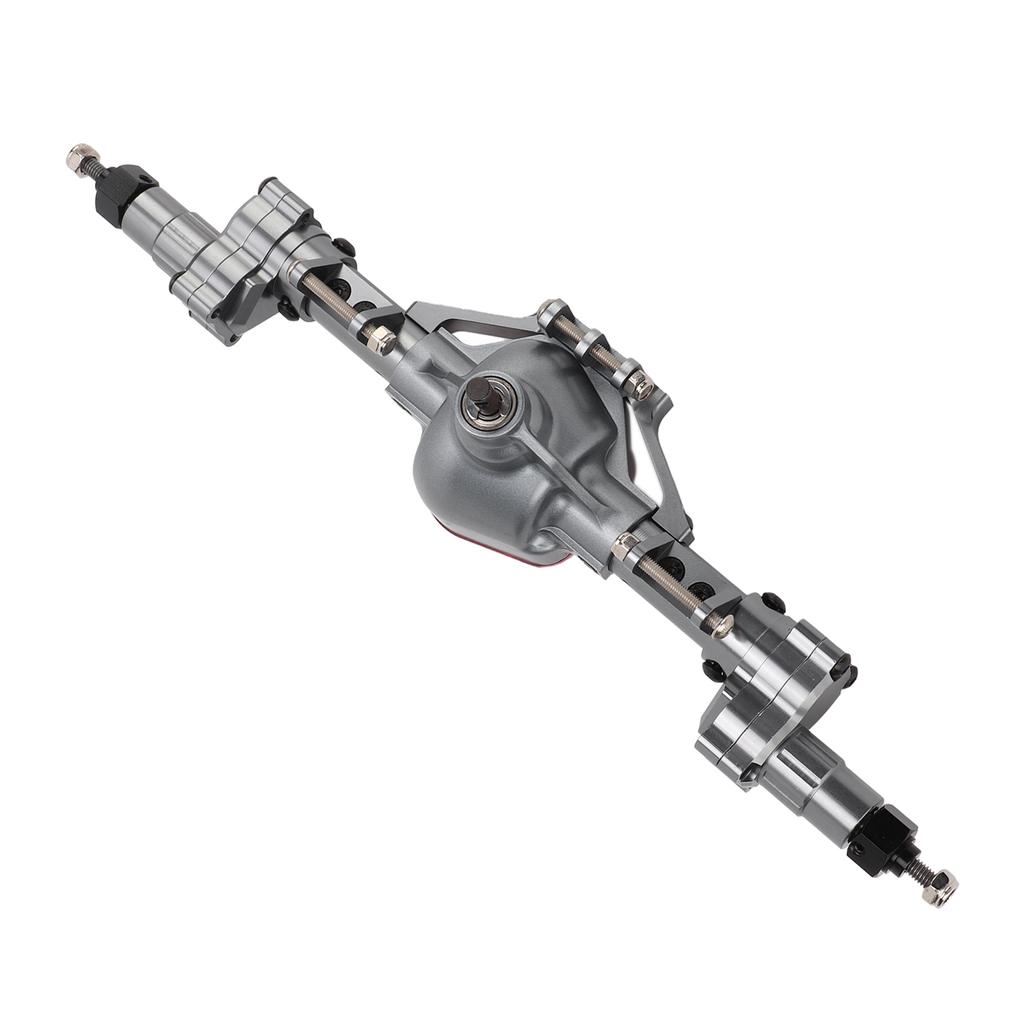 CNC Machined Metal RC Car Rear Portal Axle Set for Axial SCX10 1 10 RC Crawler Car PartsTitanium Color