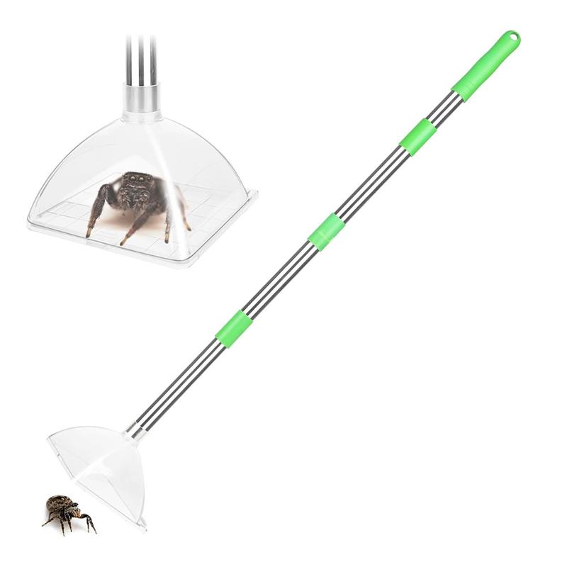 M-Современный Ловец Пауков и Насекомых - 32-дюймовый Регулируемый Длиннорукий Ловец и Выпускатель Пауков, Бесконтактный Ловец Насекомых