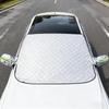 Car Windshield Shade Heavy Duty Protective Magnetic Waterproof Front Windshield Winter Ice Protector For Vehicle Truck SUV RV