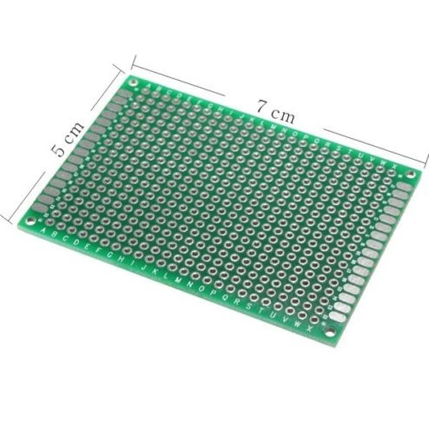 Double Side 7 x 10 CM PCB Strip board Printed Circuit Prototype Track LW