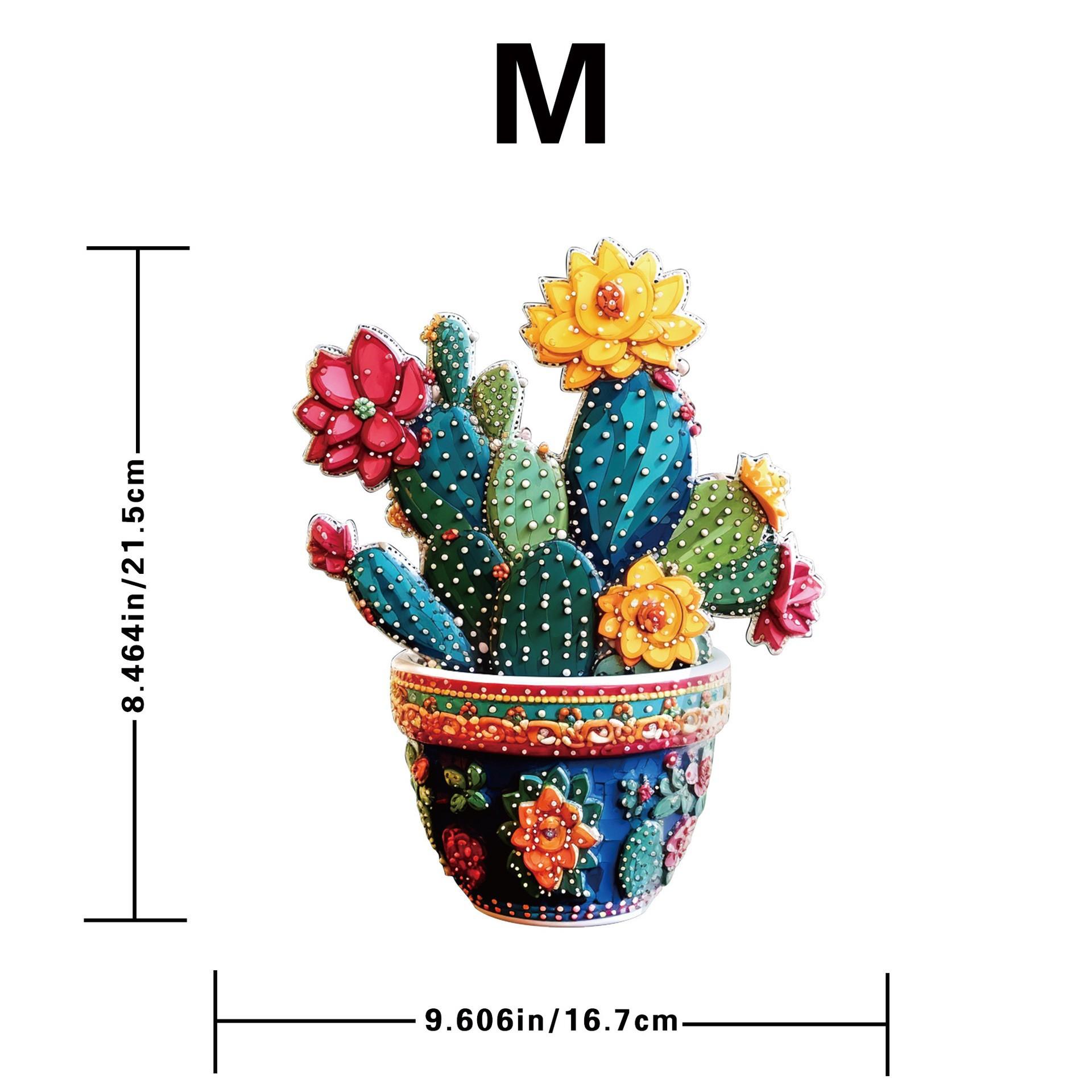 Cactus Puzzle Toy Wooden Special-Shaped Puzzle Piggy Bank Decompression Puzzle