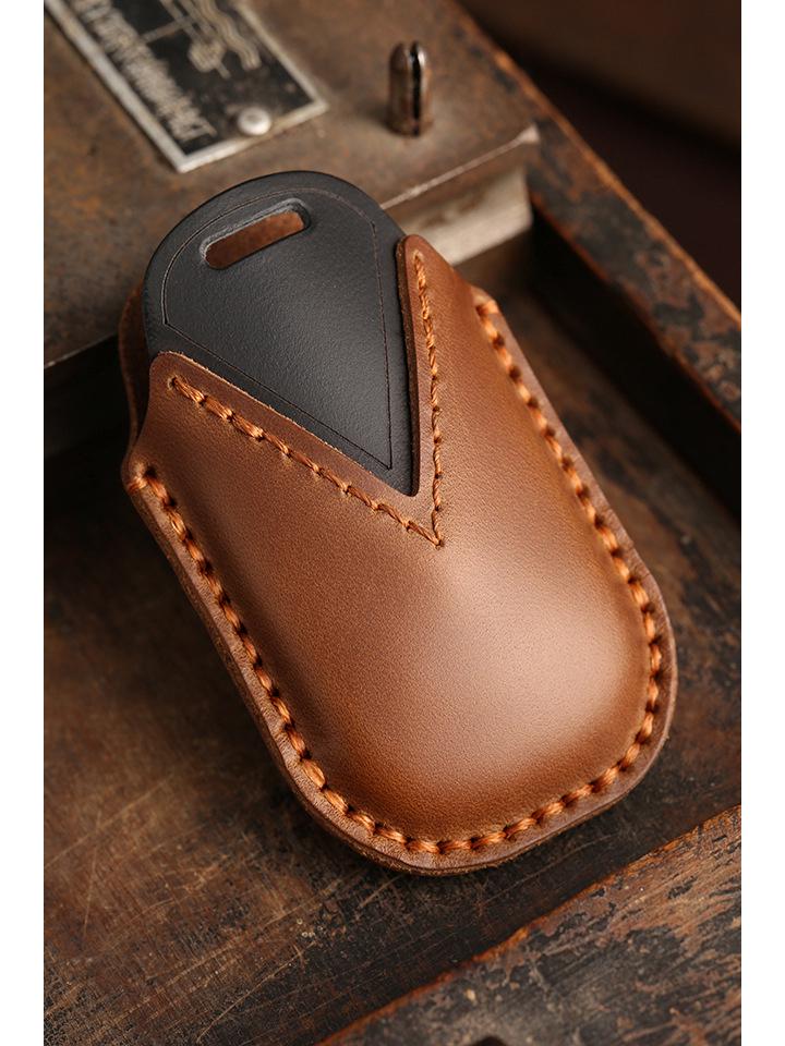 Genuine Leather Key Cover for 2024 Honda Odyssey & Elysion Hybrid