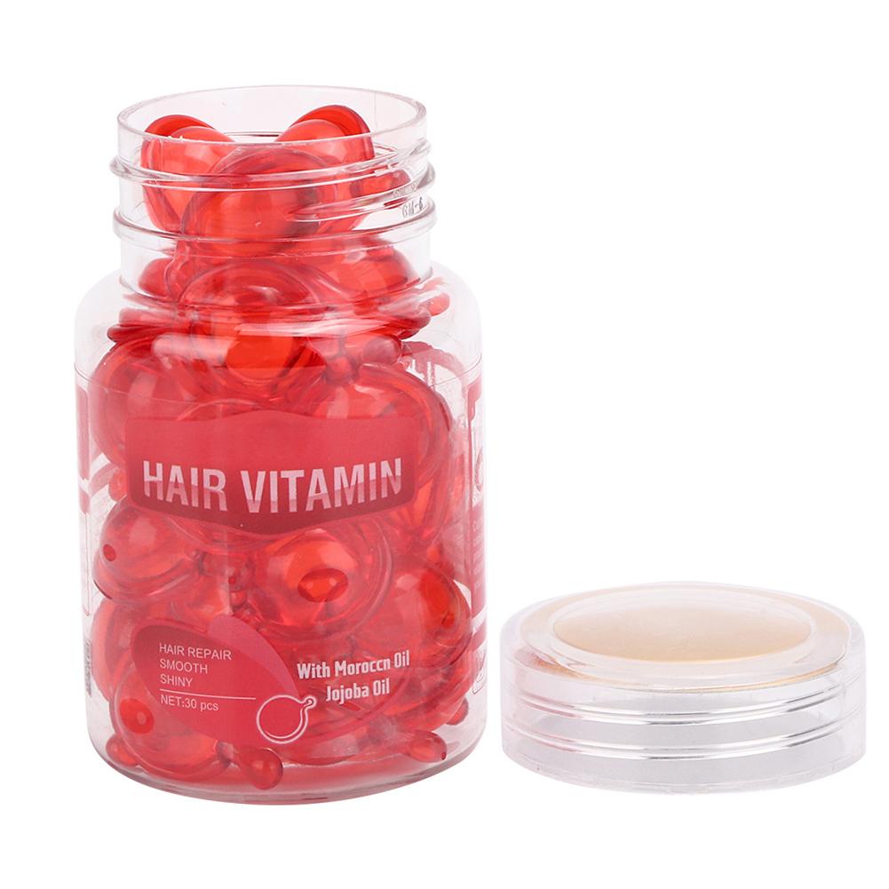 Haarpflege Vitamin Kapseln Feuchtigkeitsspendend Anti-Frizz Haarschäden Reparatur Ätherisches Öl