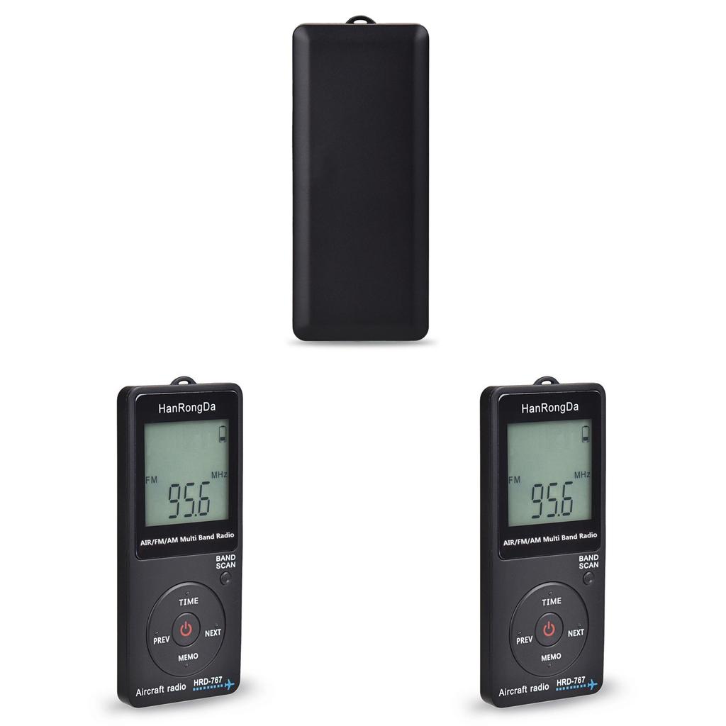 Mini Portable Aviation Radio With Dual Band Fm Am Lcd Display For Travelers And Outdoors