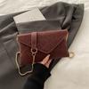 Fashion leopard print women's clutch bag  new simple texture versatile chain oblique span bag envelope bag female