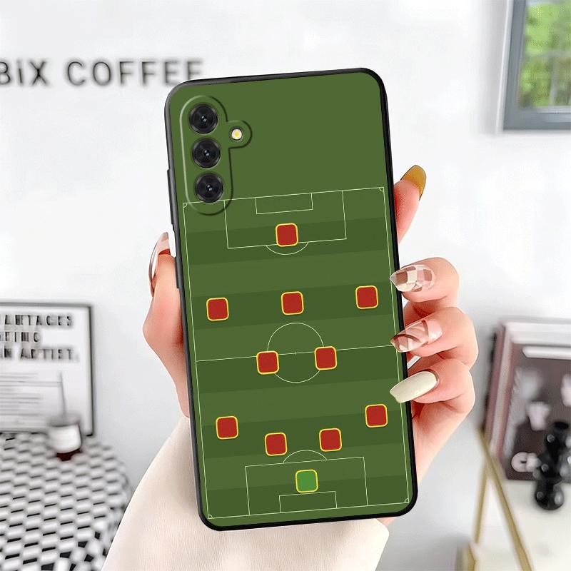 Football Soccer Tactics Time Soft Phone Case for Samsung A17 A37 A57 A16 A26 A36 A56 A15 A25 A35 A55 A14 A24 A34 A54 A13 A23 A33