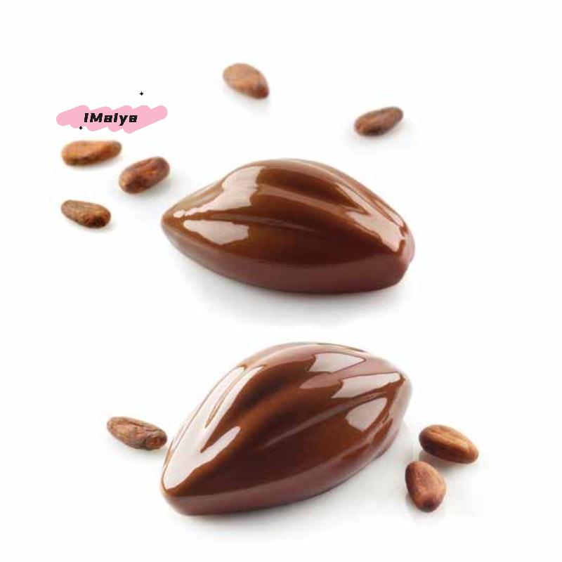 1Pc 6 Cavity Olive Silicone Cake Mold - Chocolate Pastry Baking Mousse Dessert Mold for Home DIY Cake Decoration