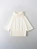 2025 French Retro Multi-Wear High Neck Cable Knit Poncho