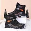 30-40 Bambini Invernali Taglia Grande Moda Outdoor Stivaletti Alti Pelliccia Calda Cotone Stivali da Neve