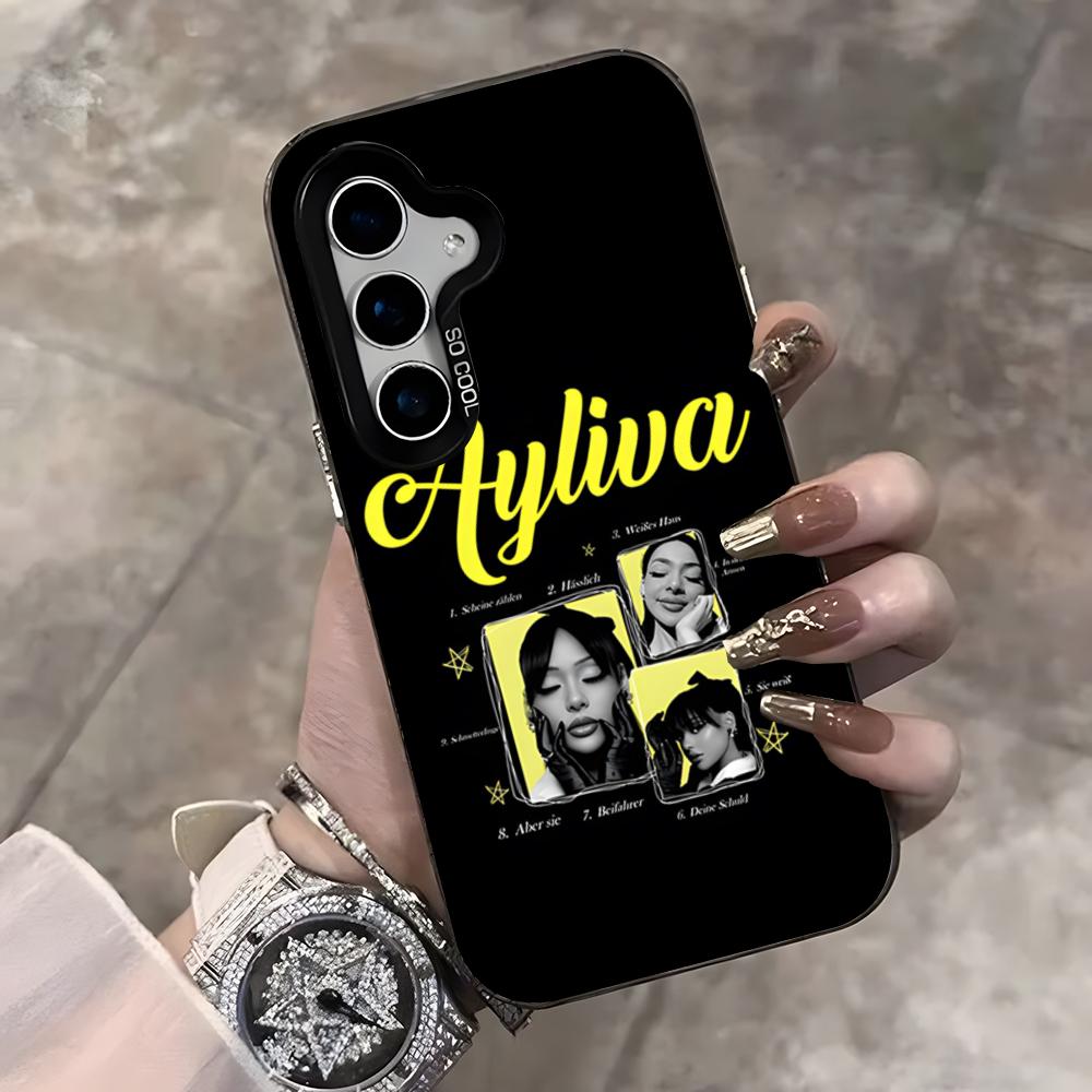 

Ayliva Mobile Phone Case For Samsung S25 Ultra S23 S22 S21 S20 Ultra Plus S24 Fe A54 A55 Color Silver Cover Samsung S20 Plus