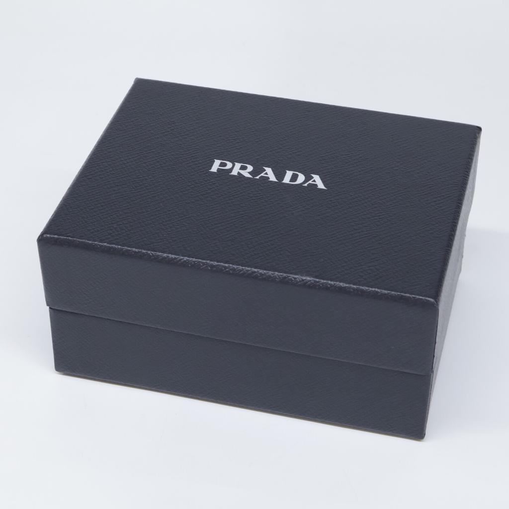 Prada Brand New, Unused 1NR016 Triangle Logo Patent Mini Pouch with Drawstring and Chain Shoulder Bag Cherry/GDHardwareUsed