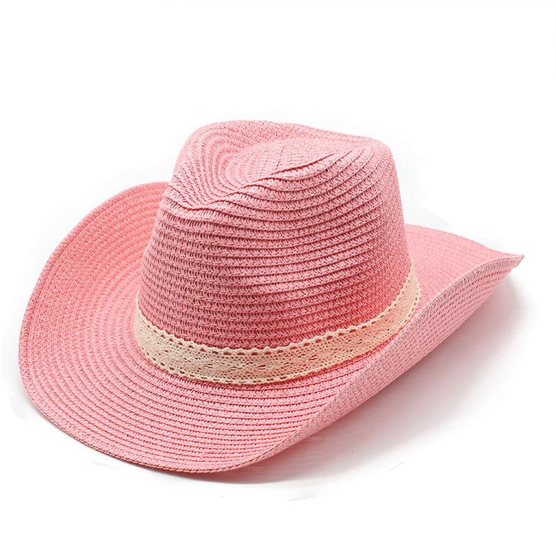 Ethnic Style Jazz Hat Summer Men And Women Boutique Straw Hat Sunshade Casual Beach Hat Retro Top Hat