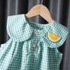 Cute Girls Summer Fruit Print Two Piece Set Casual Baby Toddler Outfit Stylish Children Clothing Shorts And Top
