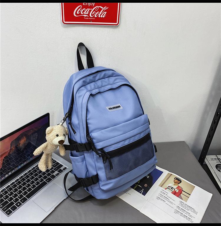 Schoolbag Large Capacity Backpack Men's New Japanese Versatile School Bag Male College Student Female High School Student Junior High School Student