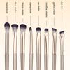 Professional Cosmetics Brushes Tools Kits Gold Eye Makeup Brush New Makeup Brushes Set  Women