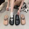 Versatile casual beach half slippers, fashionable outer wear, star thick bottom to increase the height of stepping on shit, Baotou drag 2025 summer ne