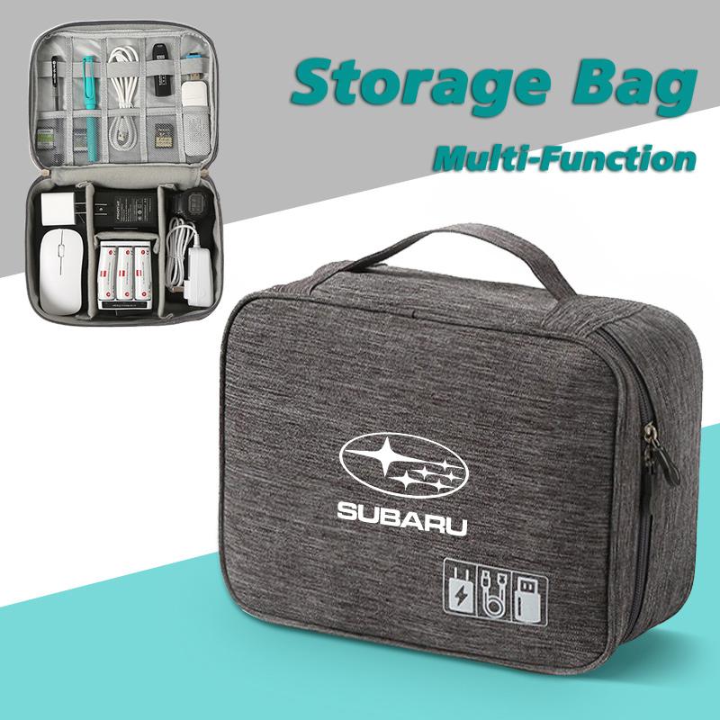 Car Organizer Bag Car Trunk Organizer Anti Slip Compartment Boot Storage Organizer For Subaru Forester XV Legacy BRZ WRX Tribeca bu4
