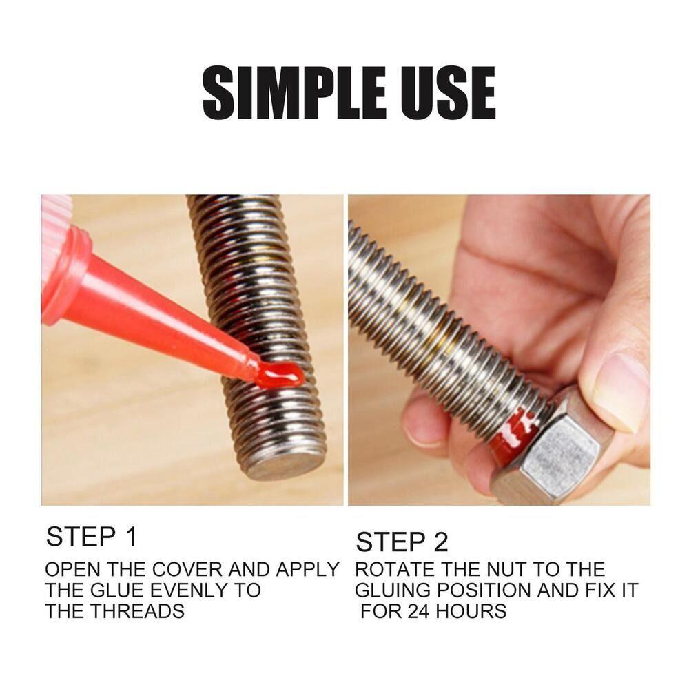 Industries Screw Glue Fast Fix 243 Glue Matice Compound Anti-releaseing Locking Adhezivní tmel