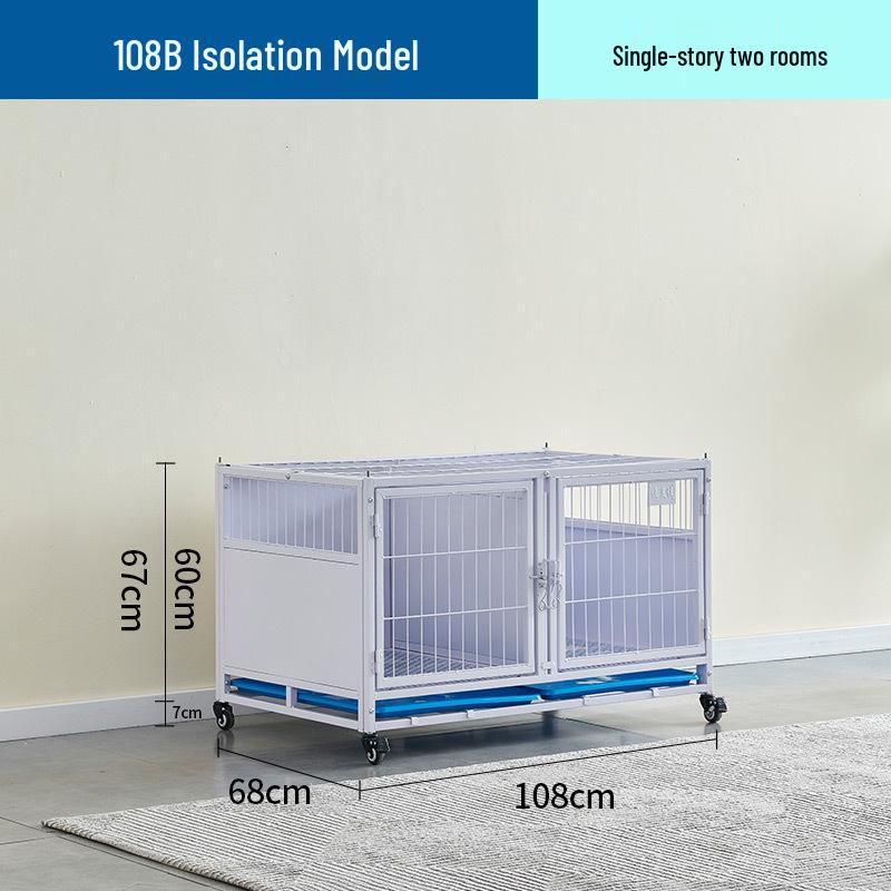 Multi-Tier Galvanized Pet Cage for Boarding, Breeding & Hospitalization