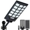 LED Solar Street Outdoor IP66 Solar 8500K Solar Powered Outdoor Dawn to Dawn Waterproof Spotlight with Motion Sensor and Remote Security Light for