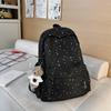 Schoolbag New Schoolbag Female College Student Korean Version Ins Large Capacity Solid Color Backpack Junior High School Backpack