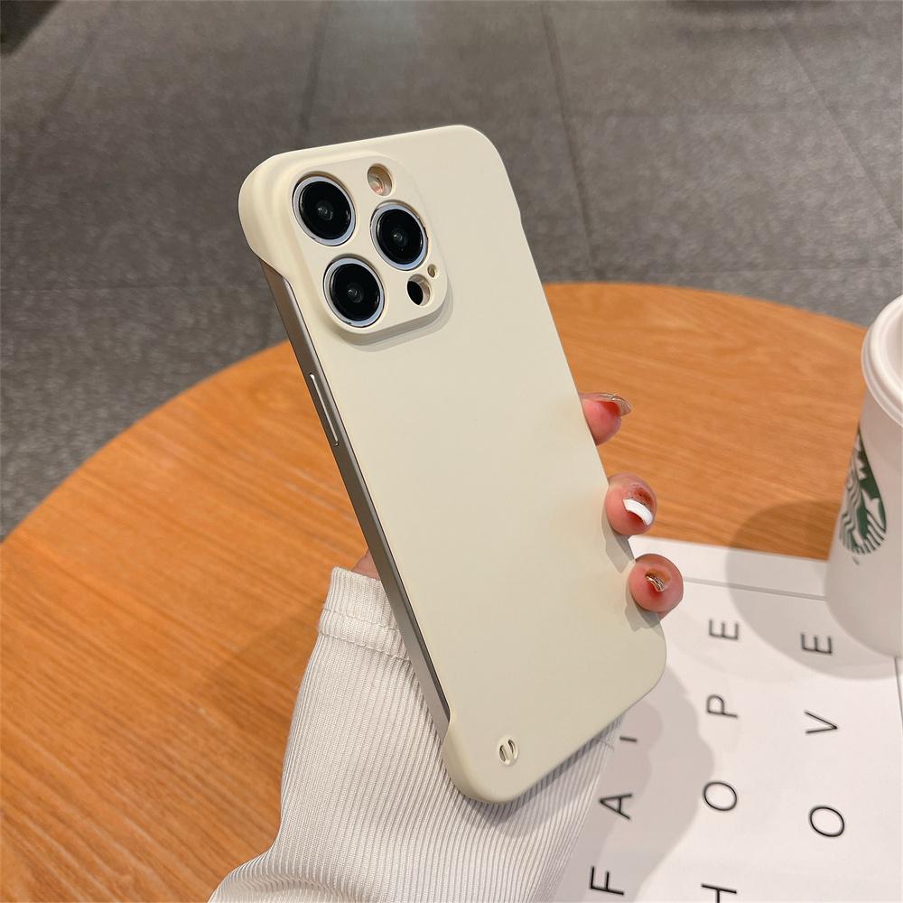 Frameless Ulltra Thin Cooling Armor Plastic Case For For Iphone 15 14 13 12 11 Pro Max Plus Camera Protection Shockproof Back Cover