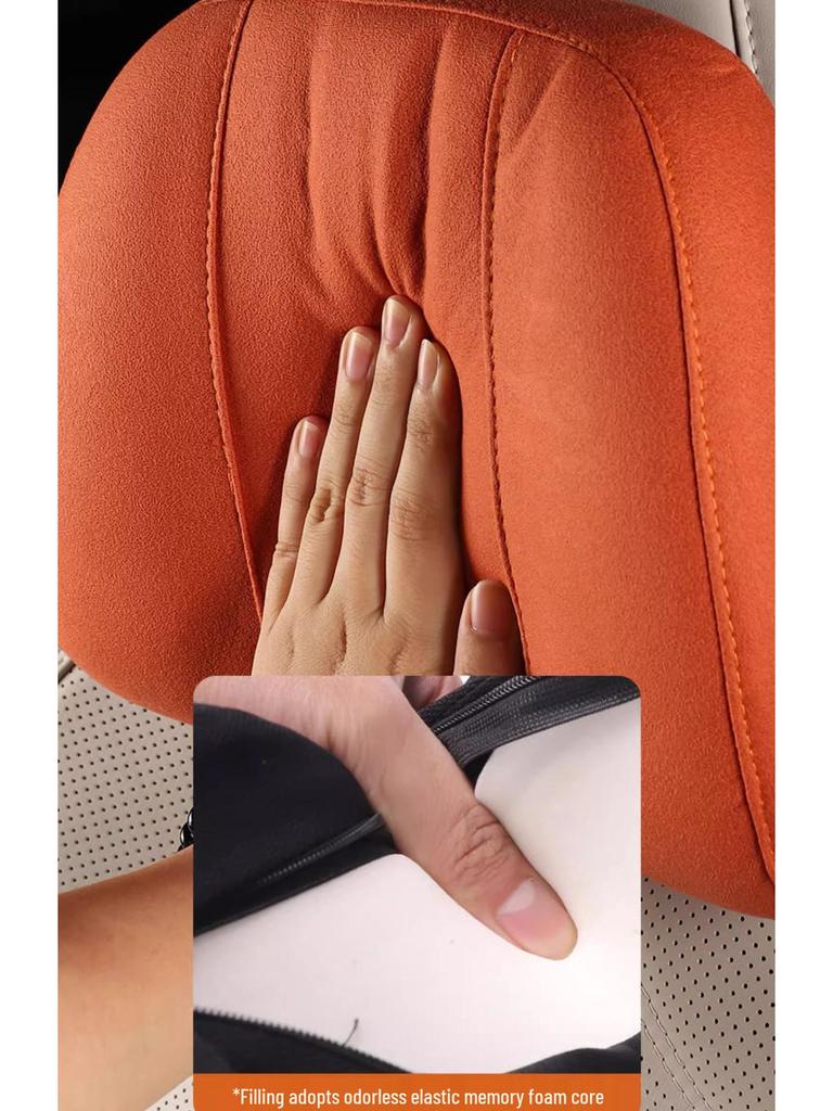 Car Seat Memory Foam Headrest & Lumbar Support Pillow