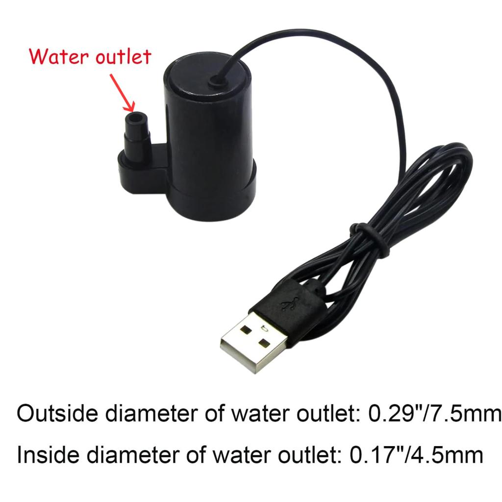 DC 3-5V USB Micro Submersible Mini Low Noise Brushless Water   Aquariums Fish Tank Pond Fountain Hydroponics Garden