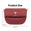 Leather Car Seat Gap Organizer Crevice Side Storage Box Filler Side Storage Pocket for Tesla Model 3 Model S X Y Style Roadster