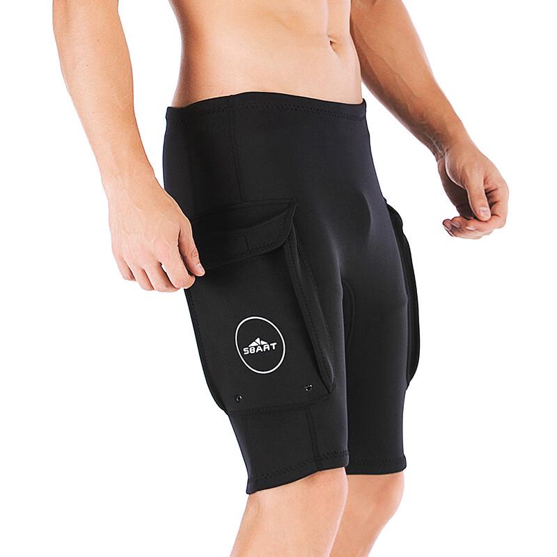 SBART Men's 3MM Thermal Wetsuit Shorts