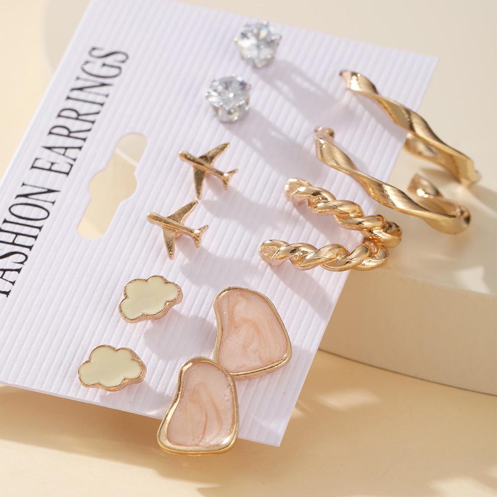 Creative Fashion Women's Butterfly Tai Chi Acrylic Earrings Series