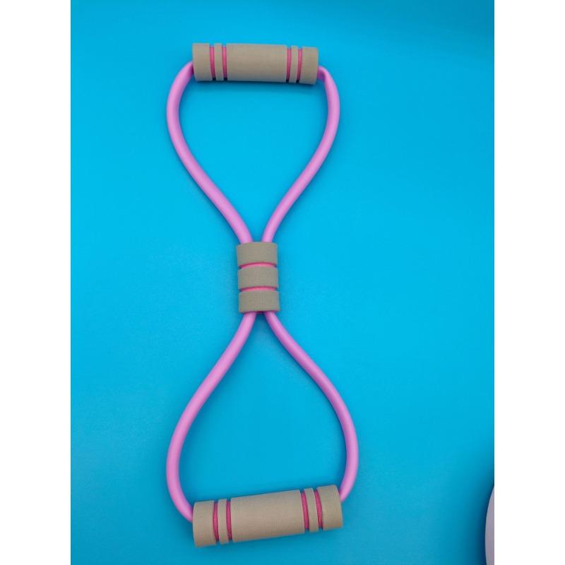 8-shaped Stretcher for Women with Open Shoulder and Back Tension Rope, Elastic Band, Household Fitness Yoga Equipment, 8-shaped Back Training Tool