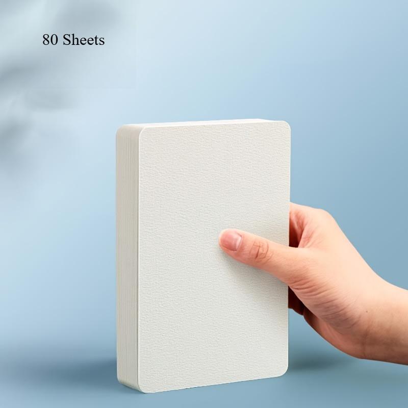 80 Sheets of Premium Watercolor Paper, Featuring A Rich Texture Ideal for Professional Artists. It Is Thick Enough for Sketching, Watercolor Painting