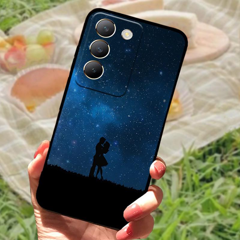 Für vivo V40 SE Hülle 2024 Silikon Bumper Weiche Hüllen für vivo V40 SE 5G Hüllen V40SE Cartoon Bemaltes Coque Fundas Schutz