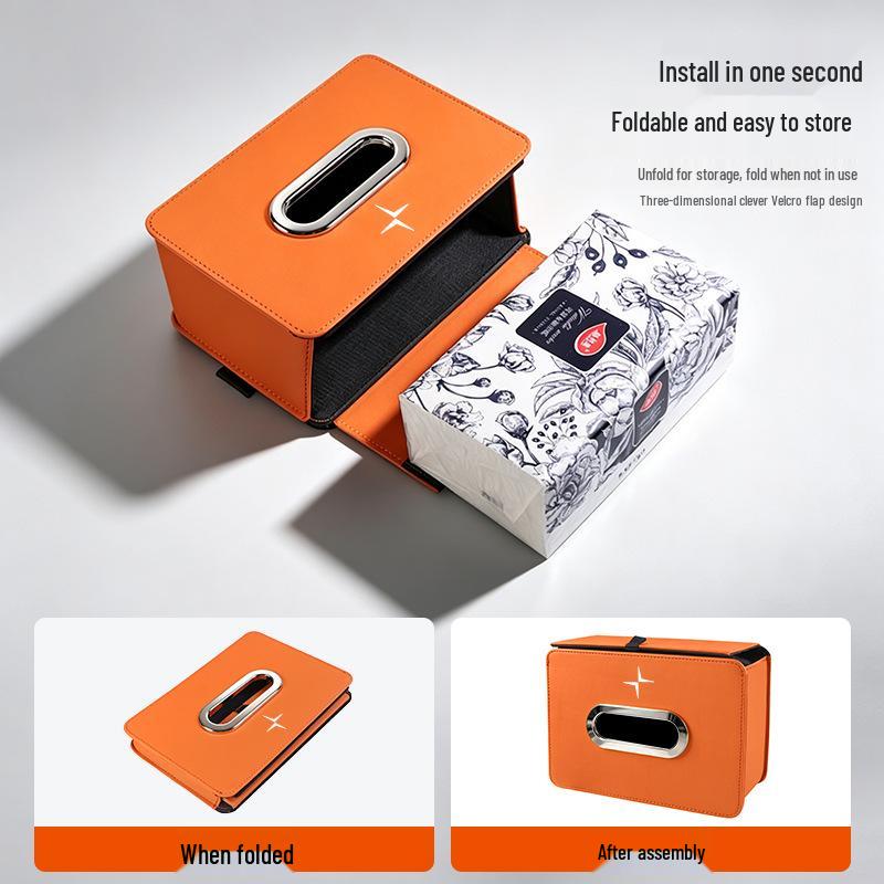 Polestar Car Tissue Box Holder & Organizer