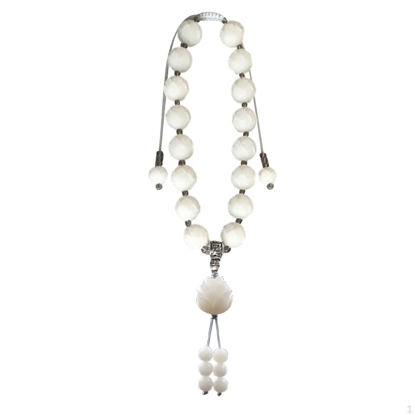 

Bead Charms, Car Hanging Ornament Automotive Rear Mirror Pendant Decorati for Truck Fireplace Without Tassel 23cm