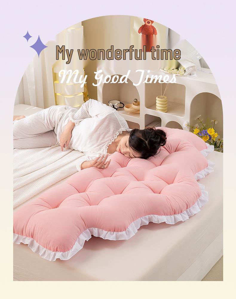 Removable & Washable Anti-Collision Bed Backrest Cushion with Ties - Large, Soft Support for Headboards