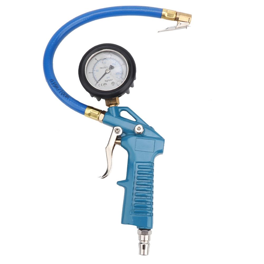 Car Truck Motorcycle Tyre Tire Air Pressure Inflator Gauge Meter Tester Manometer