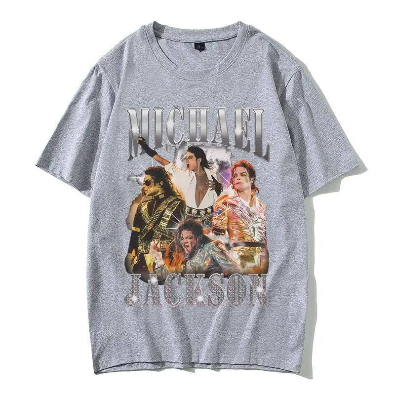 Classic Vintage Michael Jackson Graphic Tshirt Unisex Summer Clothing Fashion Retro Gothic Rock Tshirt Unisexs New Oversized T Shirt