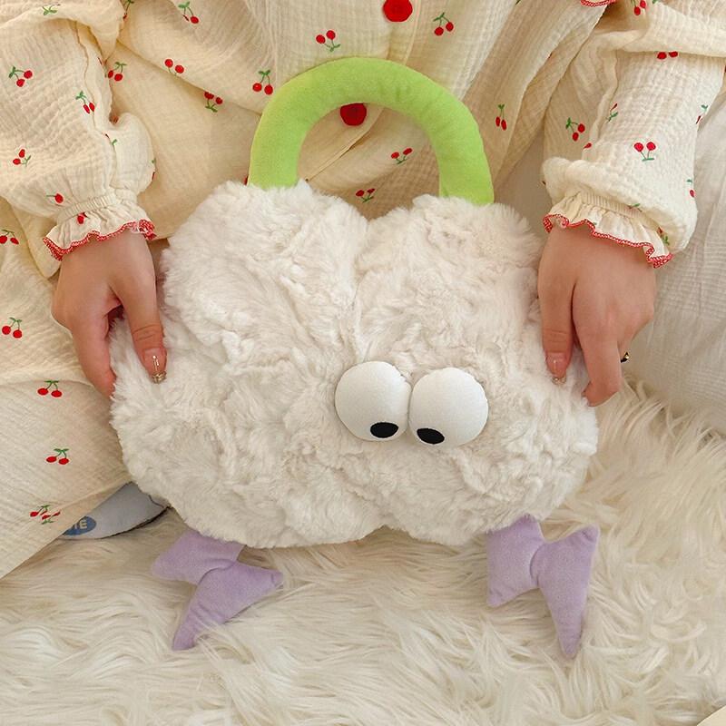 White Cloud Plush Rechargeable Hand Warmer