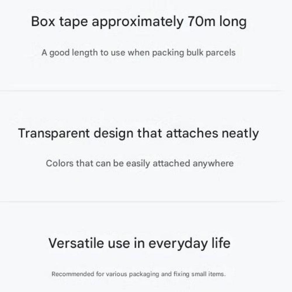 Box OPP Transparent Tape 48mm X 70m
