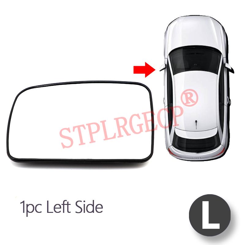 Heated Glass for Car Side Mirror with Plate for Land Rover Discovery 3 04-09 Freelander 2 06-10