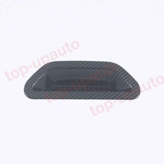 For Nissan Rogue - ABS Carbon Rear Trunk Door Tailgate Handle Cover Trim