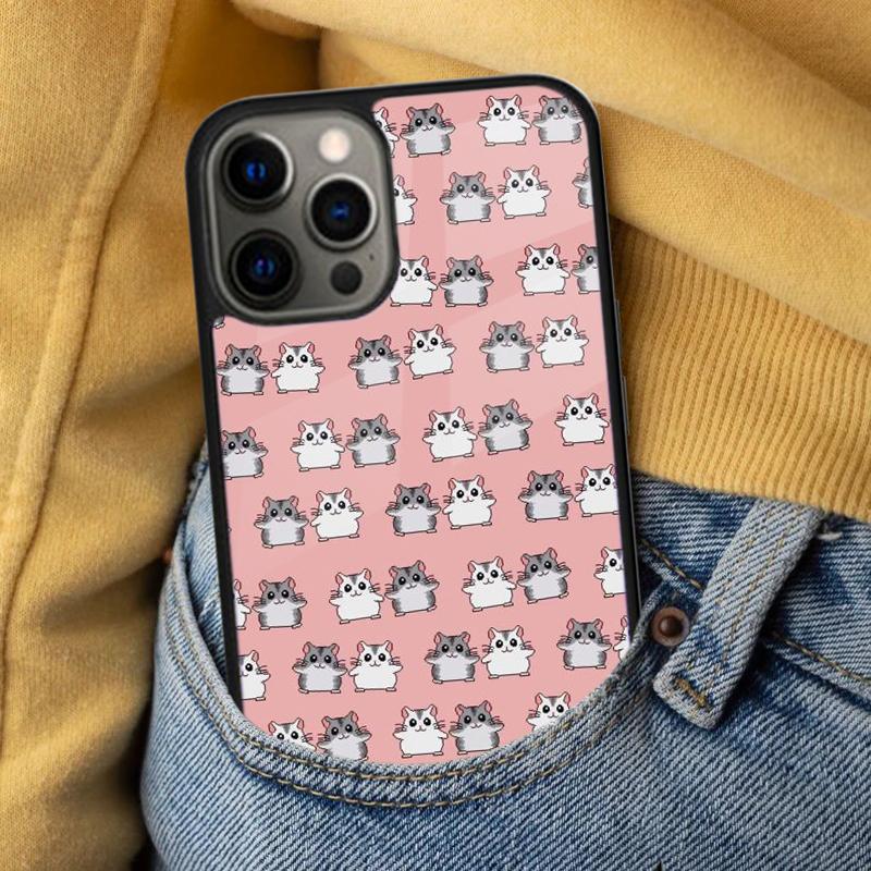 Hamster Art Soft Phone Case for iPhone 17 Air 16e Pro Max 15 Pro 13 14 Plus 11 12 MagSafe Magnetic Coque