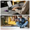TOOCKI TX110A1 1m 12W Mini Zinc Alloy USB-A To iP Cable 480Mbps Data Transfer Cable with Smart Chip