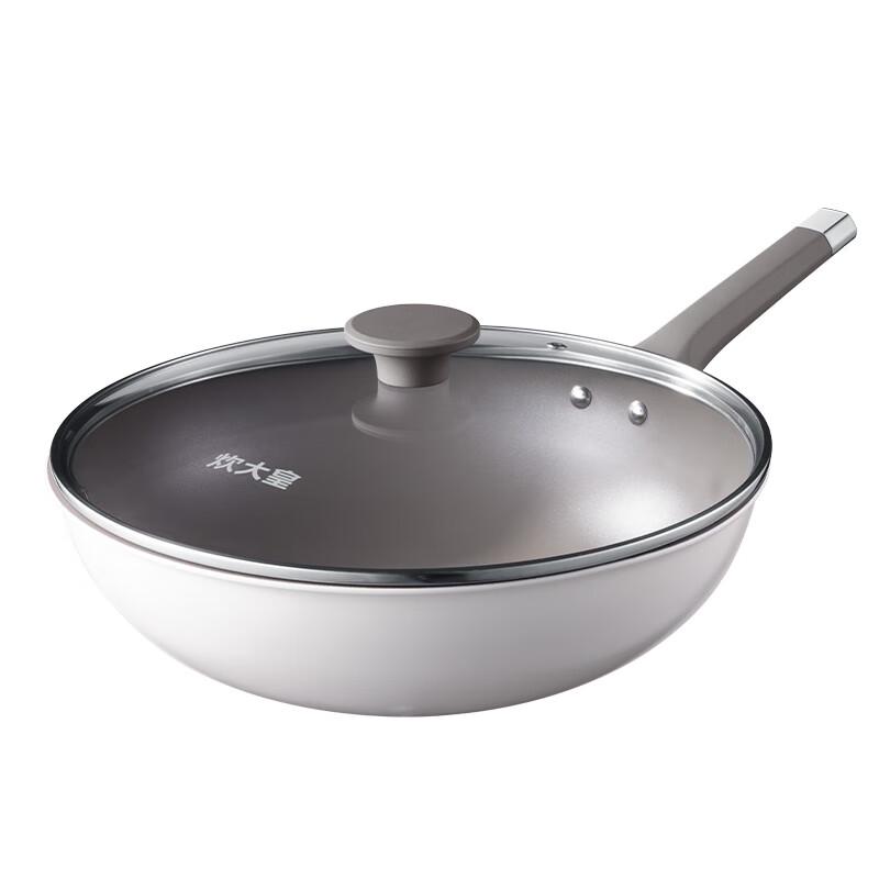 COOKER KING Porcelain Crystal Non-stick Wok