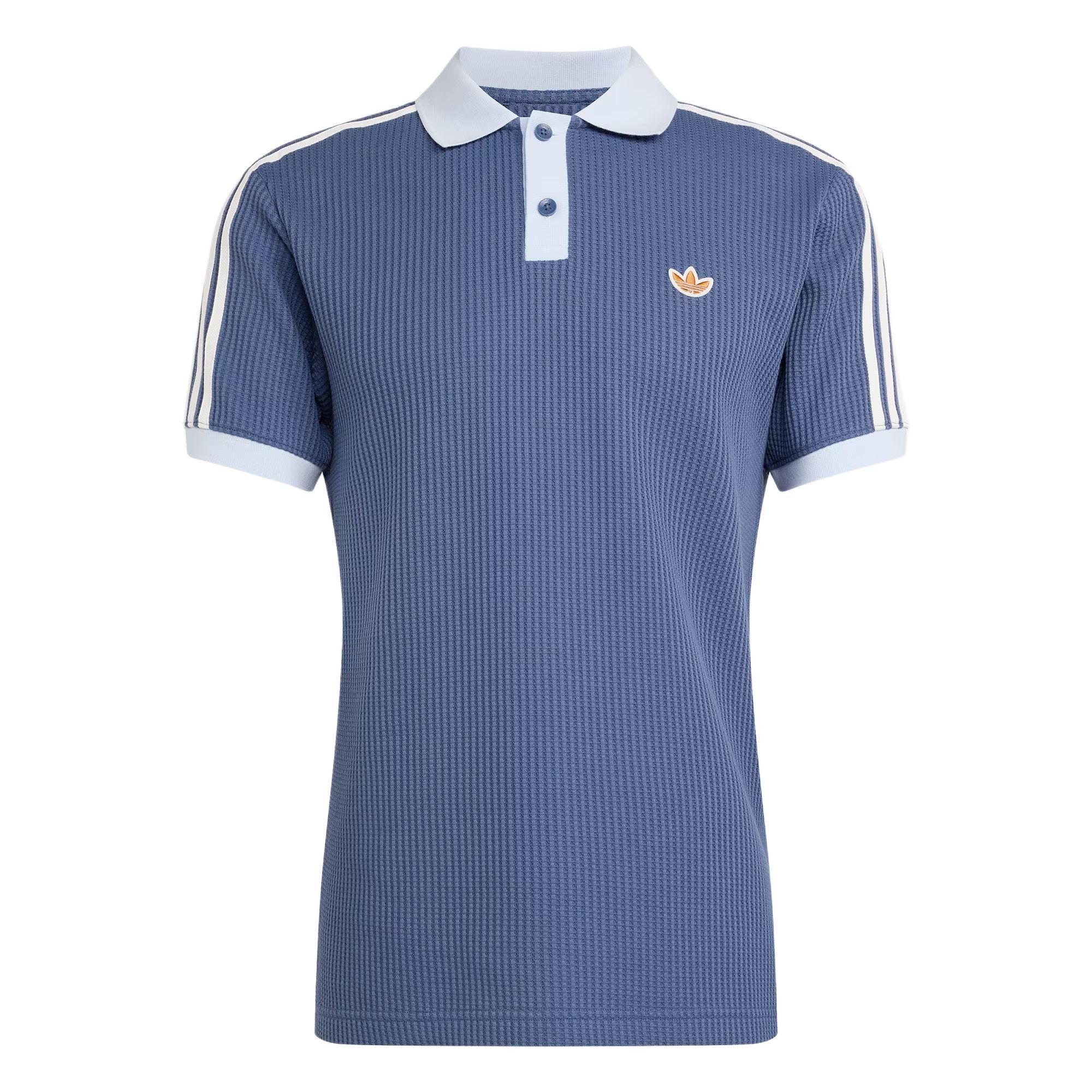 

Adidas Originals Waffle Knit Sports Polo Shirt Men tops KX1230 XL