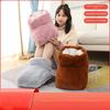 Usb Electric Heater Foot Warmer Heated Comfort Plush Cushion Couple Warm Foot Cover Feet Heating Pads For Home Sleeping